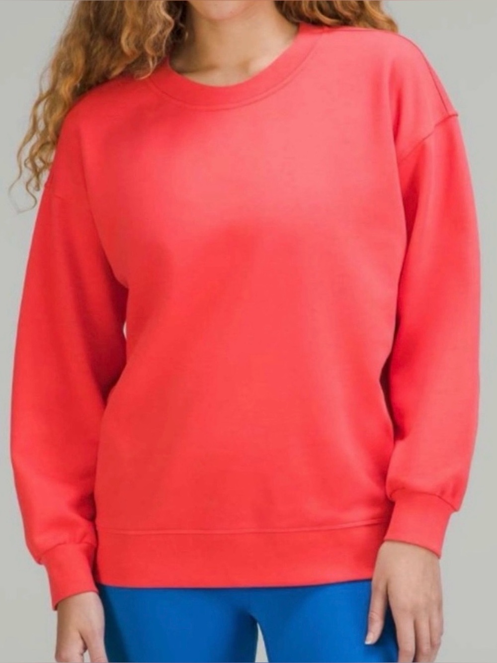 Lululemon Perfectly Oversized Crew Pale
Raspberry Size 6